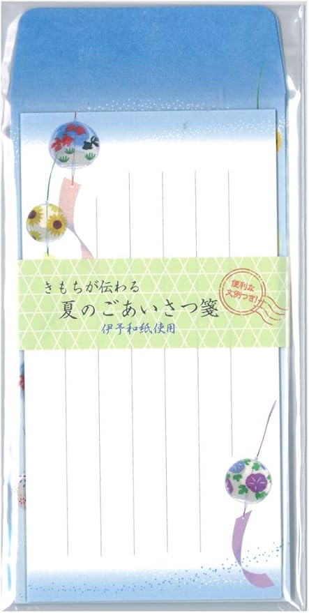 Amazon Co Jp 夏柄一筆パックレター 一筆箋 鈴の音 文房具 オフィス用品
