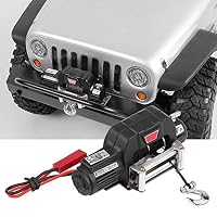 10-Spur-Crawler-Winde, Hochleistungs-Seilwinde für RC-Modellbau, Robuster Kfz-Zubehör-Kontrollsatz for Offroad-Enthusiasten, Geländeabenteuer und Wettbewerbe – Ansicht 5
