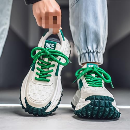Trendy Men's Fashion Chunky - Sole Sneakers with Unique Design - Ideal for Sports, Walking and Casual Wear, Combining Style and Comfort3