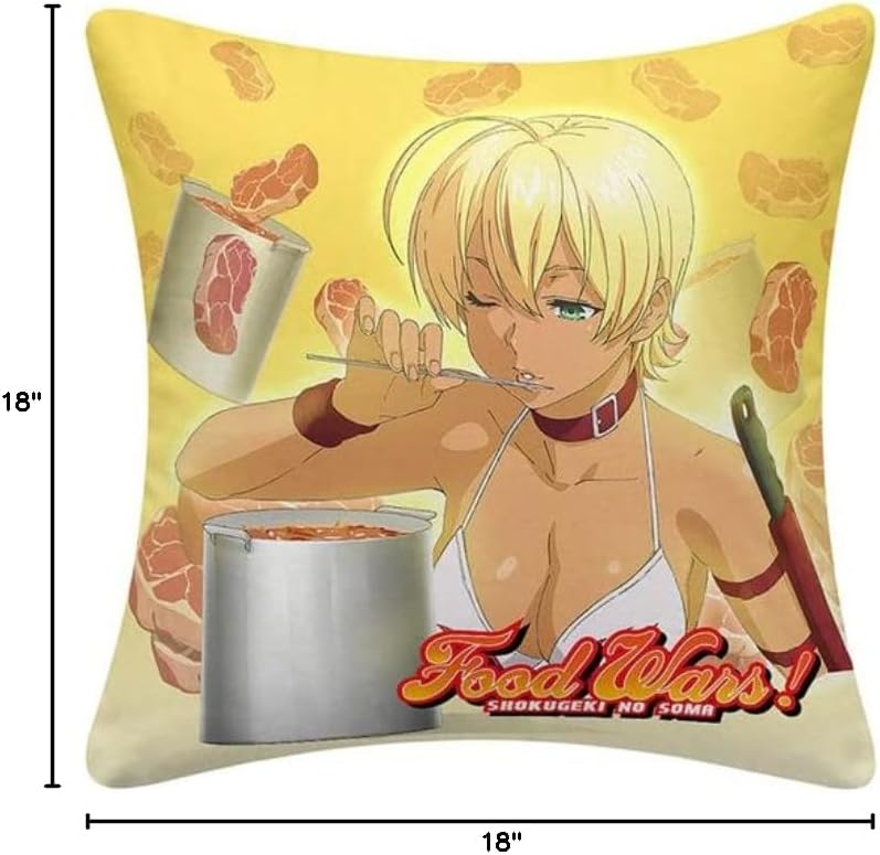 D&D Entertainment Food Wars! Ikumi Mito Throw Pillow Officially Licensed