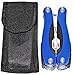 WIWUE GUO Multi Tool, Multitool Pliers for Outdoor, DIY, Home, Garden, Camping, Survival, Hunting and Hiking or Everyday Carry, Blue