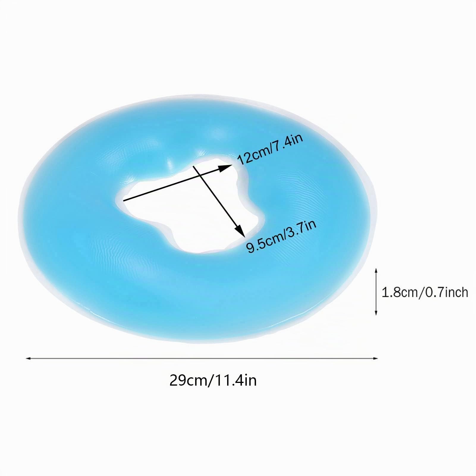 Cuscino per Massaggio Facciale, Cuscino per Culla in Silicone per Lettino da Massaggio, Morbido Cuscino per Massaggio Termale per il Viso Cuscino Relax per il Viso Rafforza (blu)