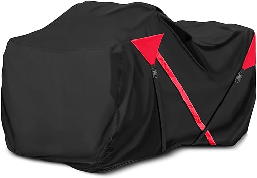 Miniatura 6 de AUTOLION Cubierta impermeable para cuatrimoto con cremallera única y hebilla resistente al viento, protección para todo tipo de clima, cubiertas de