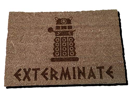 Fußmatte aus Kokosfaser, inspiriert von Dr. Who Dalek, 60 x 40 cm