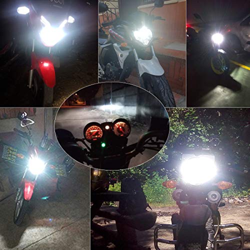 NATGIC H4 9003 HB2 Moto Hi/Lo Fascio LED Lampadine...