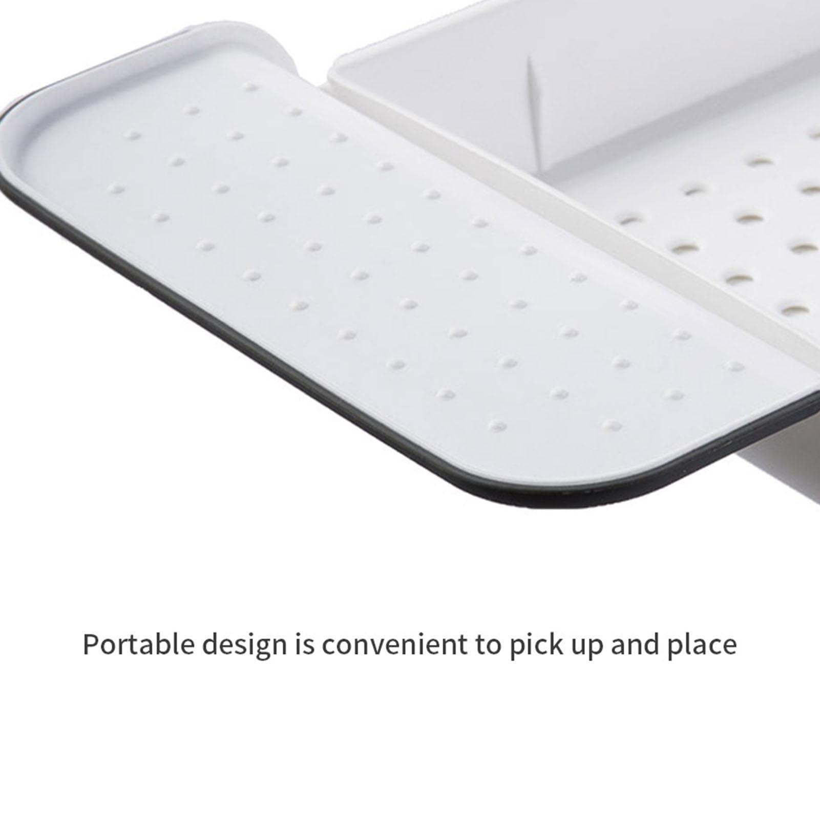 Temple Spring Vassoio da bagno estensibile per vasca da bagno con candele, bicchieri da vino, libri, supporti per iPad e telefono,vassoio da bagno regolabile in bambù sopra gli accessori vasca-Marrone