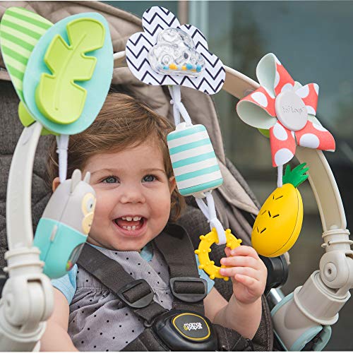 Amazon Com Taf Toys Tropical Orchestra Arch Ideal For Infant Toddlers Fits Stroller Pram Activity Arch With Fascinating Toys Stimulates Baby S Senses And Motor Skills Development Easier Outdoors