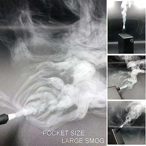 Whataval Mini Fogger Machine Foggy Smoke Maker Remote Control Large Volume Generator Kit For Photography Cosplay Creation Airflow Testing thumb #1