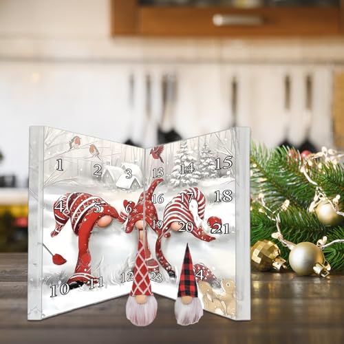 Calendrier de l'lutin de Noël en décorations mignonnes pour table - 2