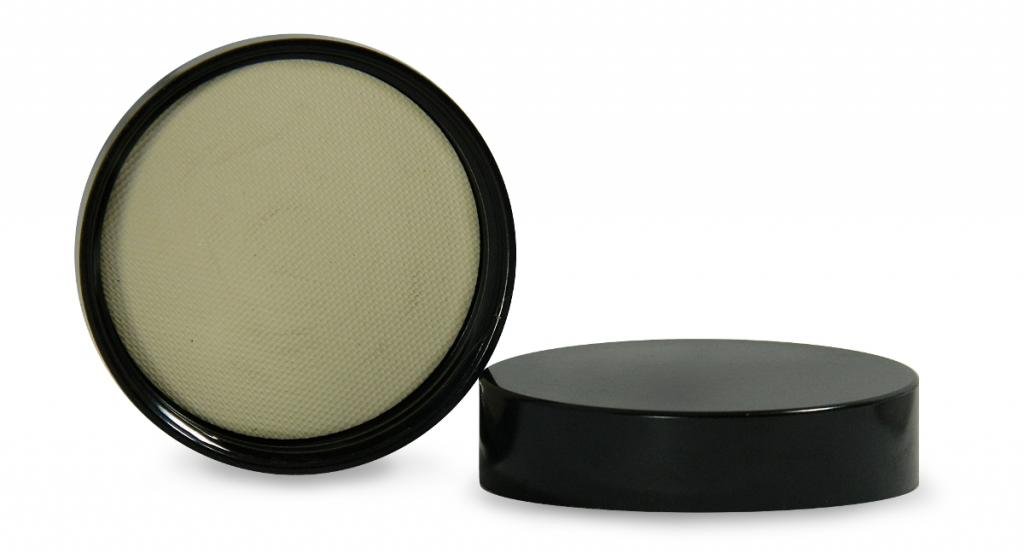 Qorpak CAP-00480 24-400 Phenolic Cap with Rubber Liner, Black (Pack of 4400)