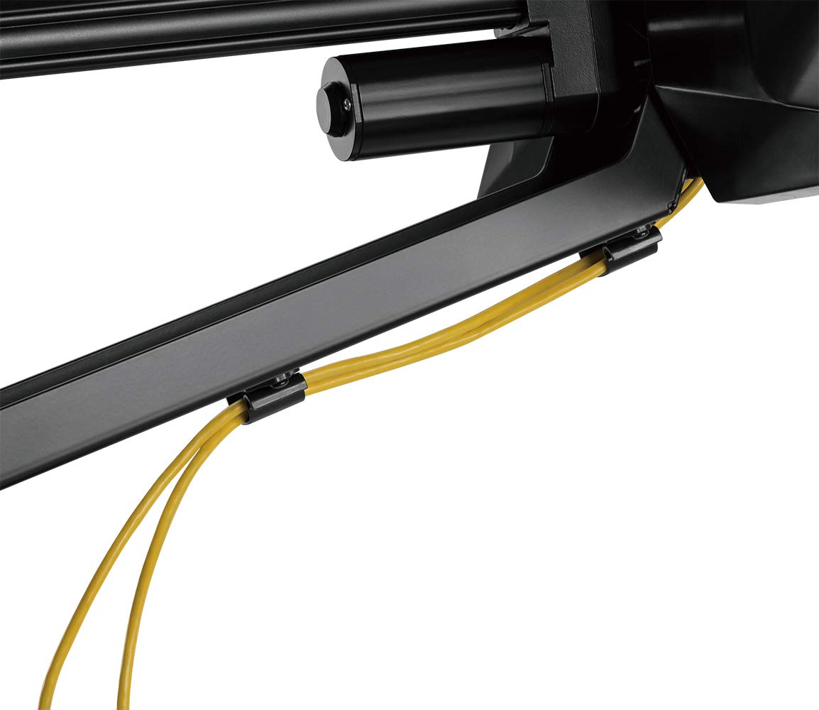 myWall HP60L - Supporto da parete motorizzato per schermi piatti da 37" a 70" (94-178 cm), portata 35 kg, telecomando radiocomandato, girevole