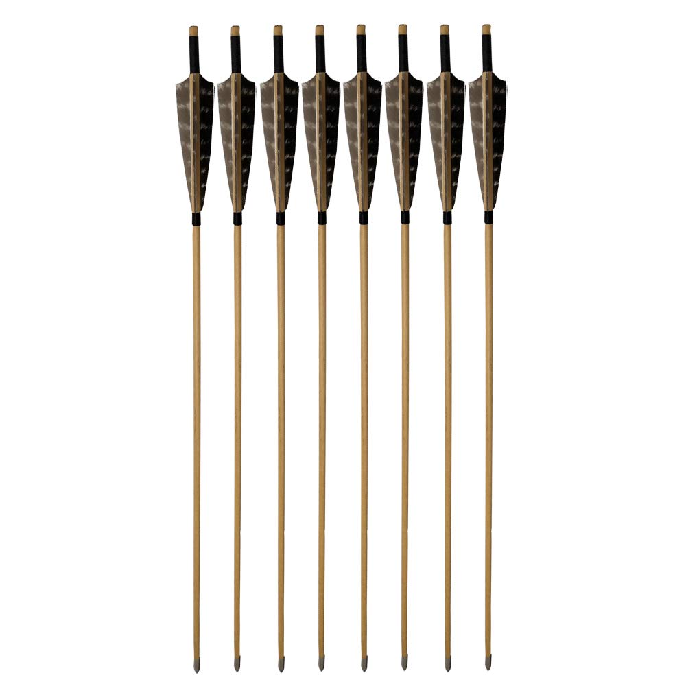 32 Flèches en Bois,Fabrication Artisanale Traditionnelle