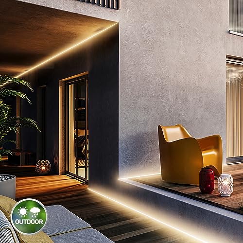 Chaîne lumineuse extérieure 5m résistante à l'eau pour balcon sombre - 5