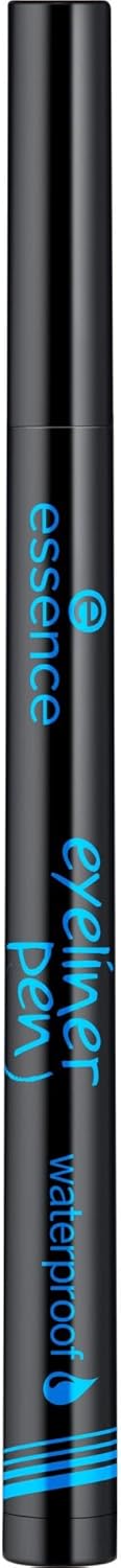 Essence cosmetics essence eyeliner pen waterproof, eyeliner, nr. 01 waterdicht, zwart, definiërend, langhoudend, waterdicht, veganistisch, parfumvrij (1ml)