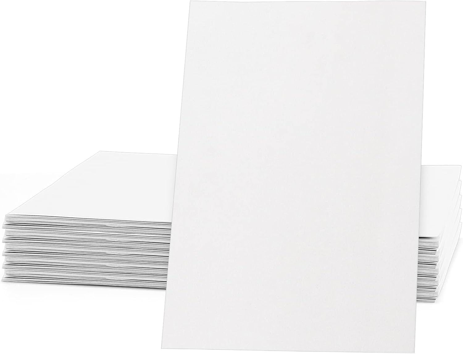 LEXININ 50 Pack 8.7 x 11 Inches White Chipboard Sheet, 0.02 Inches White Paper