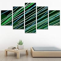 SIGNWIN 5 Panel Canvas Wall Art Organic Arrangement Modern Artwork for Home Decorations Ready to Hang - 60
