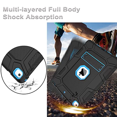 Rantice Ipad 6Th Generation Cases, Ipad 5Th Generation Case, Ipad 9.7 Case, Ipad Air 2 Case, Hybrid Shockproof Rugged Drop Protection Case Built With Kickstand For Ipad 9.7 Inch (Blue) #TOP4