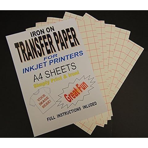 Inkjet Printable Iron On Transfer Paper for Light Fabrics Cover
