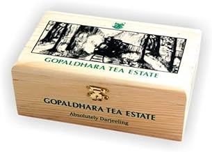 Gopaldhara Darjeeling Black Tea Clonal Tips - High Mountain FTGFOP1 From 7000 Feet Elevation - 250g Pine Wood Chestlet Gift Box (Regular Series)