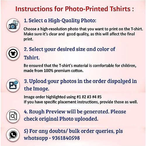 Image of Customized Gifts for Boys Kids Tshirts (cus-photo5print-boy)