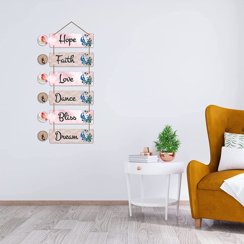 Image of Wall Art Wooden Wall Hanger for Living room|Bedroom | Home Decor (Sky)
