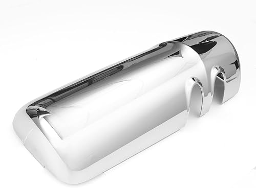 Miniatura 8 de Cubierta cromada del espejo de la puerta para Kenworth T680, cubierta del espejo lateral del conductor del pasajero izquierdo del lado derecho para