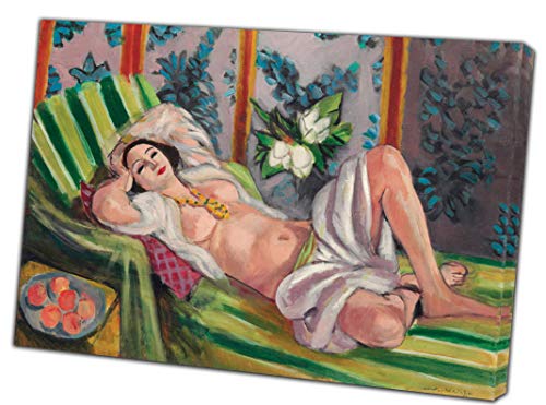Matisse Odalisque couchée déco murale grand format pour transformer l'ambiance d'un salon moderne