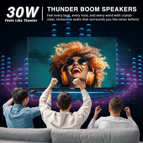 Image of IONSTAR 80 cm (32 Inch) HD Smart LED TV, Voice Control App, 30W Thunder Speakers, WiFi, Screen Cast, USB Ports, LAN, Headphone, AV, Ultra Thin Panel, Radiant Colour Engine