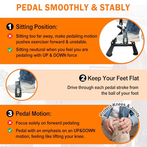 Goredi FD-GRD05-PRO Under Desk Exercise Bike, Pedal Exerciser thumb #7