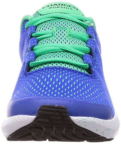 Under Armour Grade School Charged Pursuit 2 Running Shoe, Versa Blue (400)/Black , 4.52
