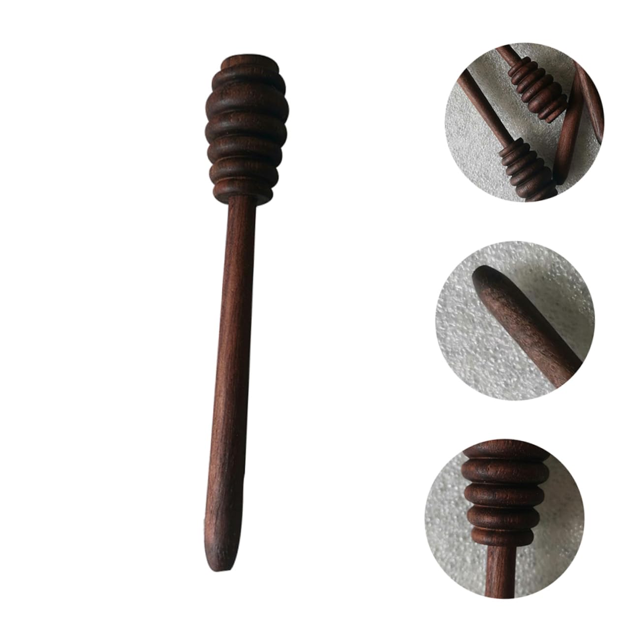 VOSAREA Stick Honey Stirrer Wand for Jam Syrup Serving Reusable Kitchen Utensil Food Grade for Parties and