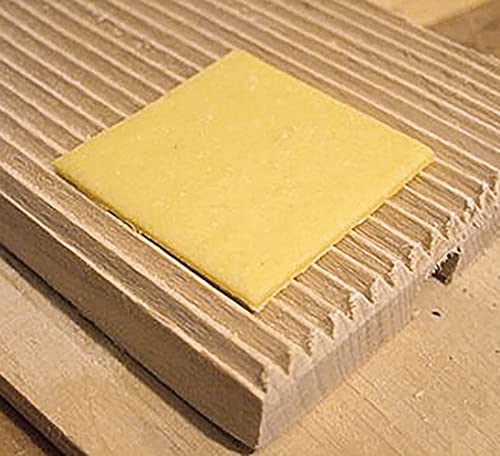 Küchenprofi Gnocchi Brett | Nudelbrett für Gnocchi und Garganelli | Garganelliabstreifer |Buchenholz | Made in Italy, 0804042500