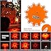 HEIGPAN GP908 8 Pack LED Road Flares Emergency Roadside Lights Safety Flashing Warning Beacon Disc Warning Flare Kit with Hook Magnetic Base for Car Truck & 9 Flash Modes (Batteries Not Included)