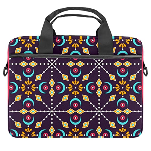 Sac à bandoulière pour ordinateur 13 à 14.5 pouces bohème vintage