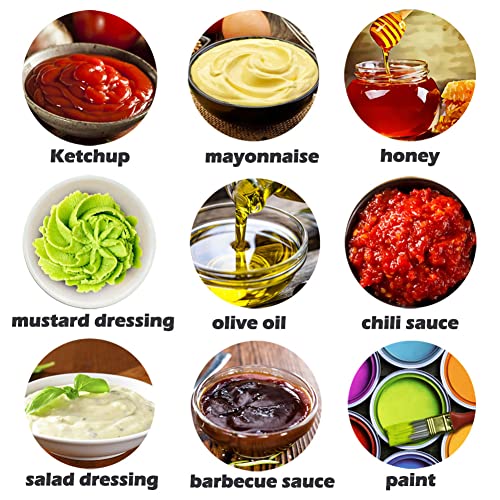 6 Pezzi Bottiglie condimento, Bottiglia Squeeze