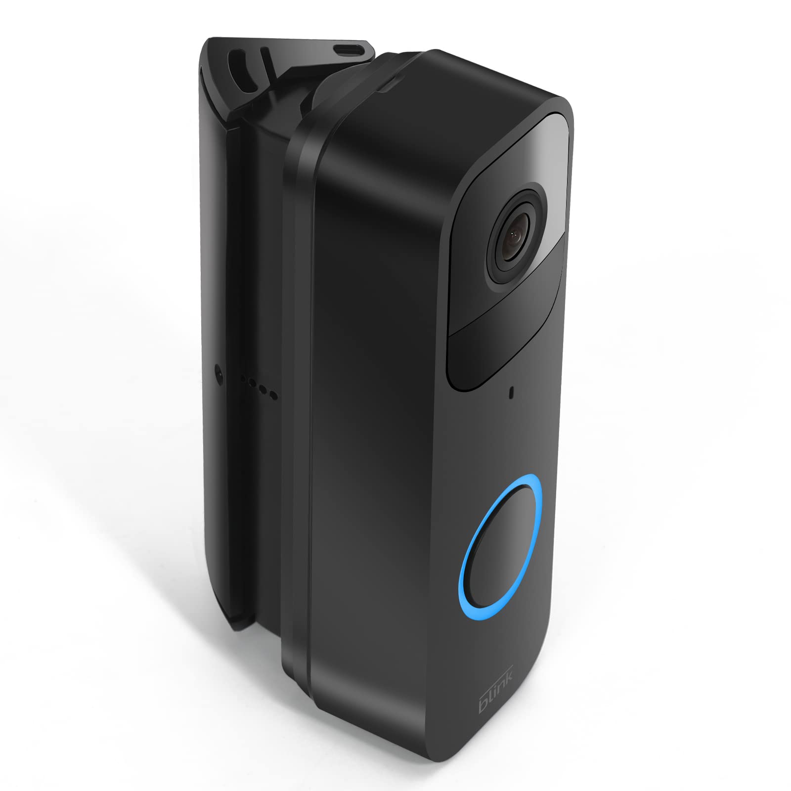 Adhesive Blink Doorbell Mount Adjustable 30 to 55 Degree Doorbell Angle Mount for Wall & Door, No Drilling Easy Installation, Accessories for Blink Doorbell Security System