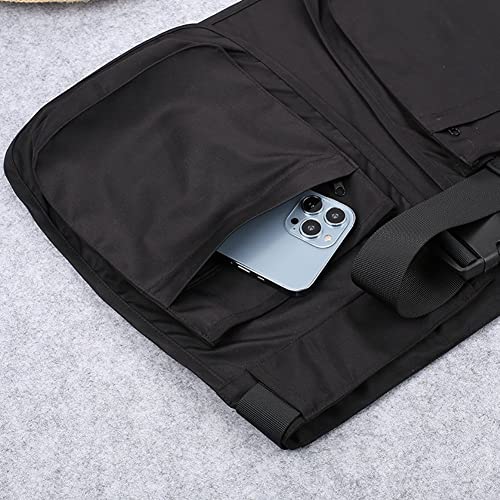 Pack fanny pack multi-pockets y bolsa de cintura de gran capacidad negra 8