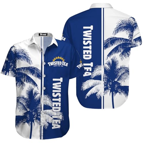 Crown Fan Hawaiian Shirts for Men and Women, Tropical Summer Beach Shirt, Crown Lovers Button Shirt, Holiday Shirt