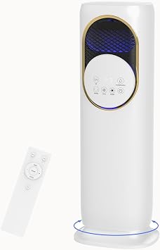 Evaporative Air Cooler,Portable Air Conditioner, 4IN1 Fan Heater and Cooler, Cooling Fan with Air Humidifier, 4L Water Tank, 3 Wind Speeds,120  Oscillating, 12H Timer