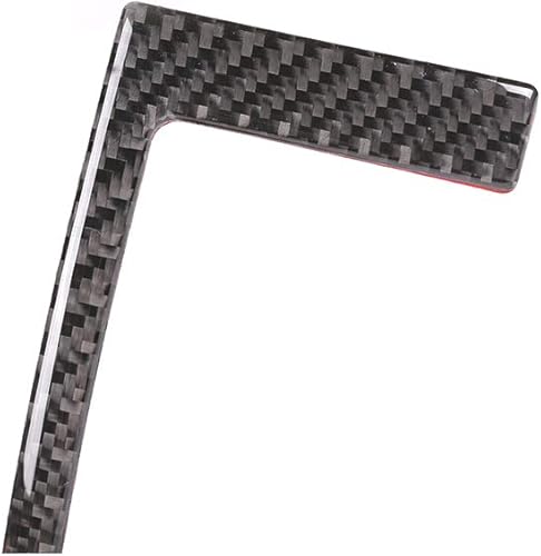 Miniatura 8 de YIWANG Cubierta de marco de fibra de carbono real Co-Pilot en forma de U para Land Rover Discovery Sport 2015-2019 Accesorios de automóvil