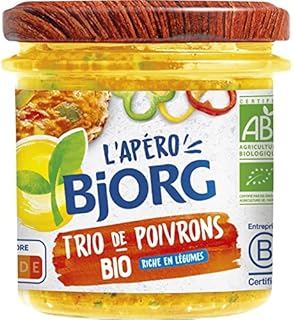 BJORG - Tartine Et Cuisine Poivrons 135G - Lot De 4 - Offre Special