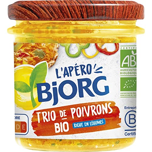 BJORG - Tartine Et Cuisine Poivrons 135G - Lot De 4 - Offre Special