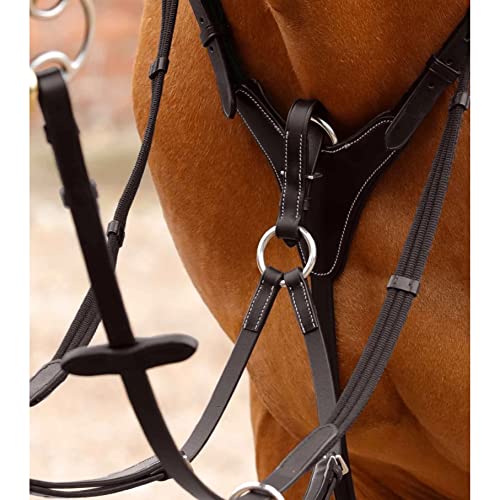 Collier de chasse Norbello Premier Equine harnachement cuir marron - 3
