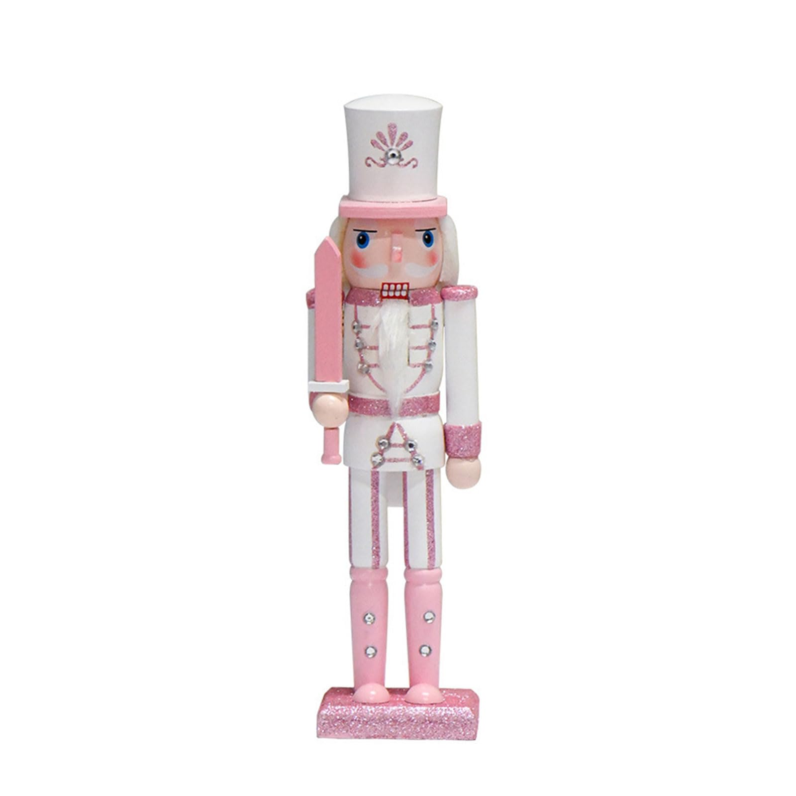 Hsioluted Creative Nutcrackers Solider Ornament Christmas Clip Wood Decors Home Decorations Unique Creative Soldier Christmas Soldier Ornament