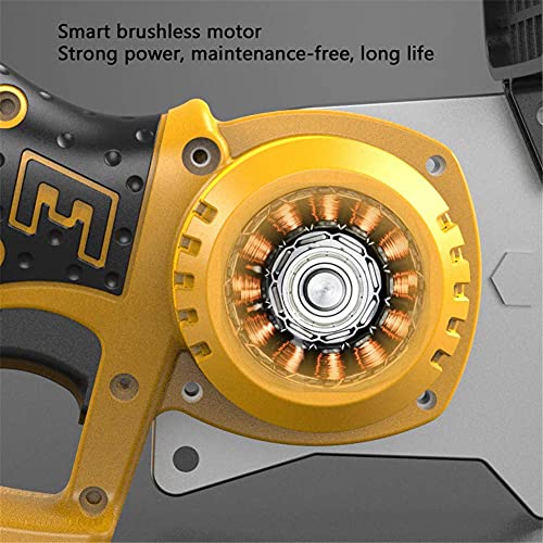 ROSG Elektrische Mini-Kettensäge, 21-V-Kettensäge, 13,12-Zoll-Ketten-Kupfermotor, 15/30-AH-Lithiumbatterie und schnelles… – Bild 7