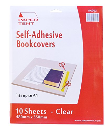  PAPERTENT Copertine del Libro Autoadesiva, Confezione da 10
