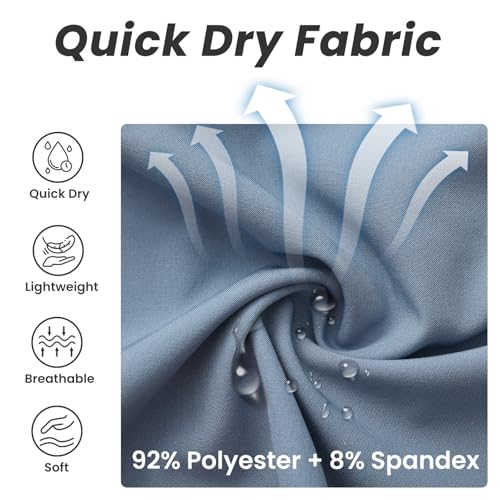 Image of HOdo Mens Swim Trunks with Mesh Liner 9 inch Quick Dry Swim Shorts Bathing Suits for Men Swimwear Board Shorts wiht Pockets
