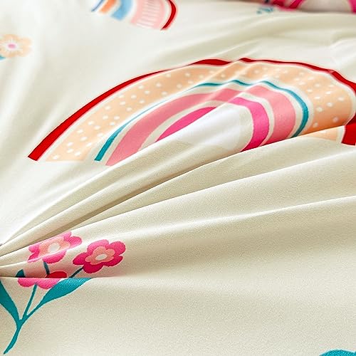 Btargot Lightweight Soft 3 Piece Rainbow Comforter Set With 2 Pillow Covers thumb #6