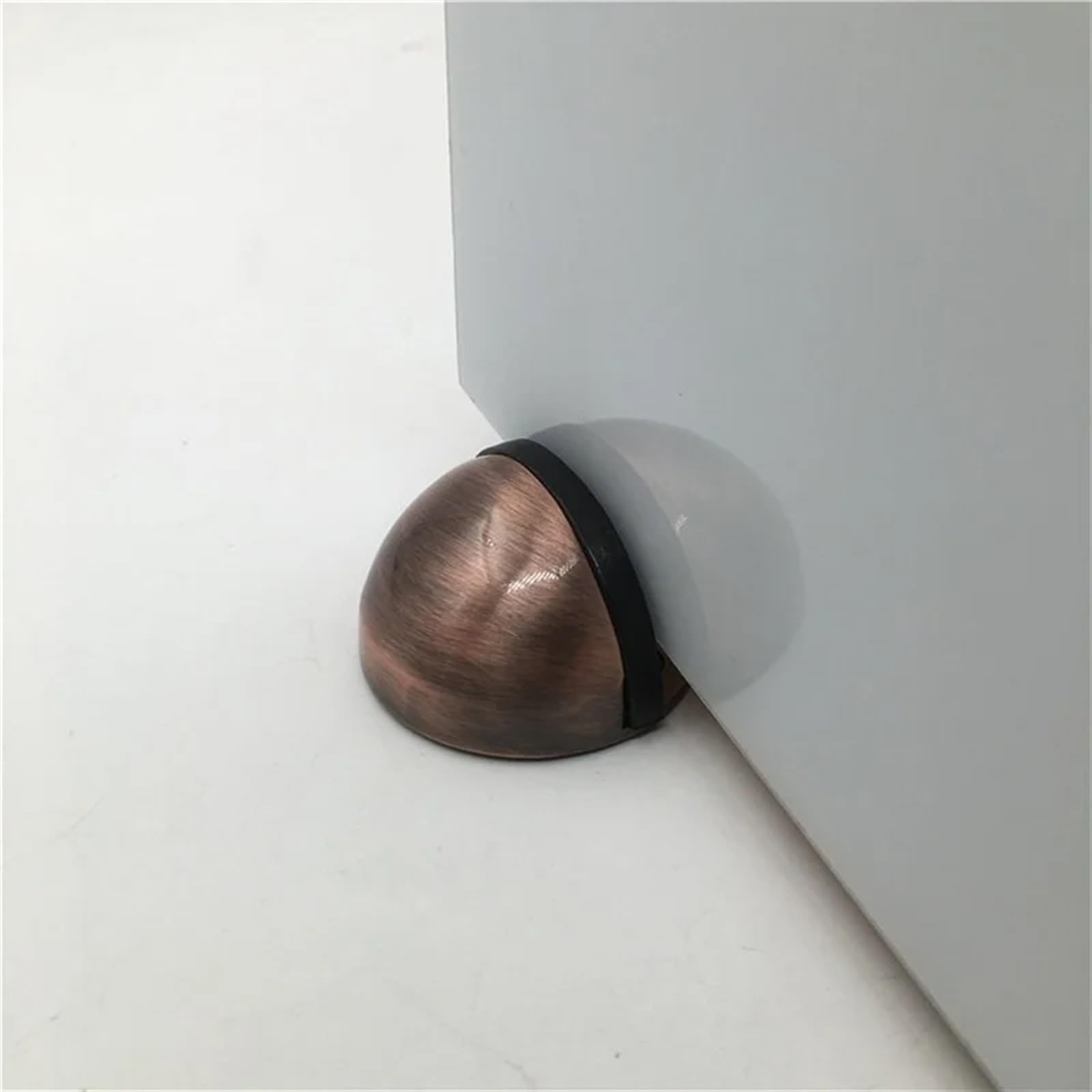 Butée de porte magnétique en acier inoxydable double loquet pour fixation murale sans perçage