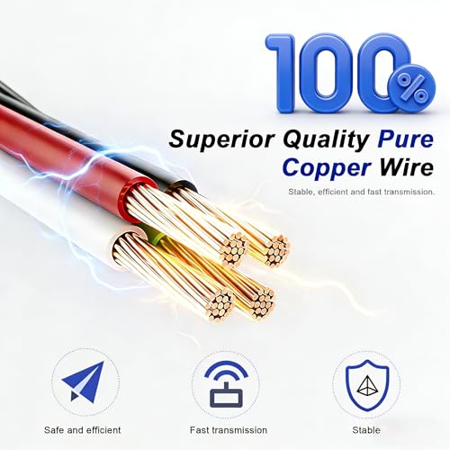 Image of 18 Inch Pure Copper 4 Pin 5 Wire Trailer Wiring Harness Plug Male End Replacement Connector for Trailer Hitch Wire Multi-Purpose Ship Lamp Dust Cover with Trailer Side 4-Pin Trail Lamp Plug